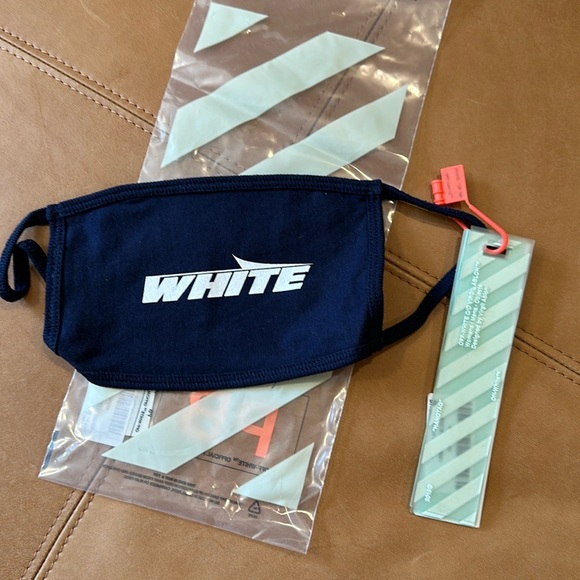 OFF-WHITE c/o Virgil Abloh - Unisex Mask - Navy - Picture 1 of 6